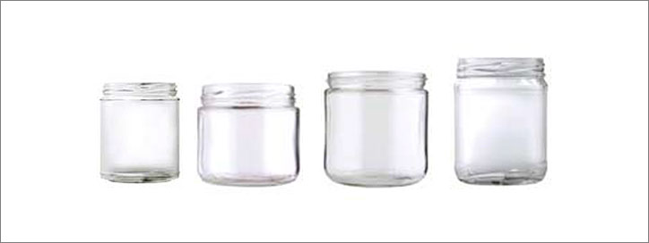 Botes de cristal pequeños (100ml o 3.4 onzas) Frascos de vidrio